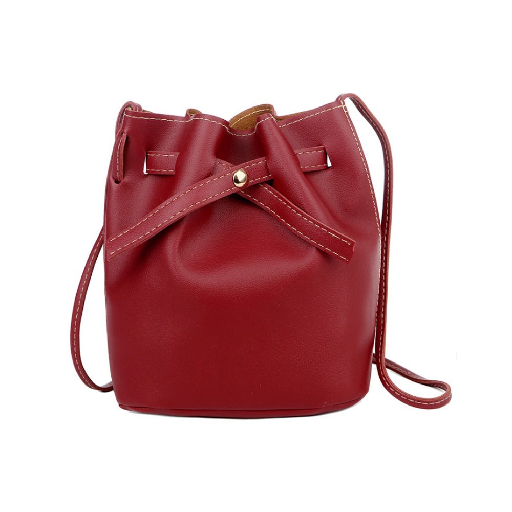 巾着バッグ ショルダーバッグ ミニバッグ レディース フェイクレザー シンプル ルピス LUPIS :bag0083:LUPIS Yahoo!店 -  通販 - Yahoo!ショッピング