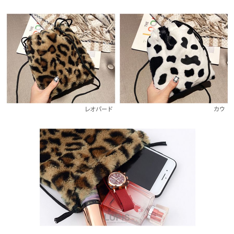 LUPIS（ルピス） 巾着バッグ ショルダーバッグ ミニバッグ