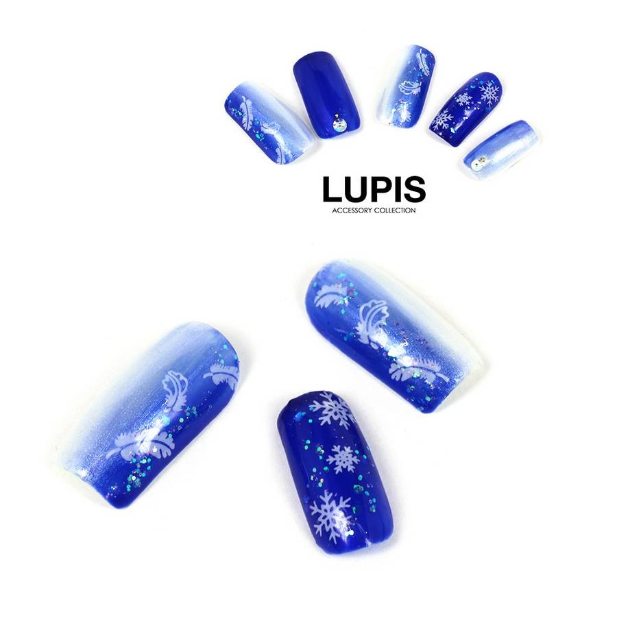 ネイル ネイルアートホワイト スノー フェザー 3D ルピス LUPIS :c0058:LUPIS Yahoo!店 - 通販 -  Yahoo!ショッピング