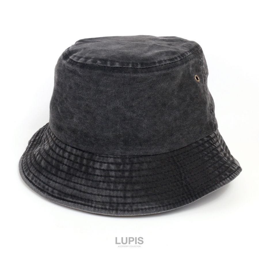 LUPIS バケットハット レディース デニム ウォッシュドデニム