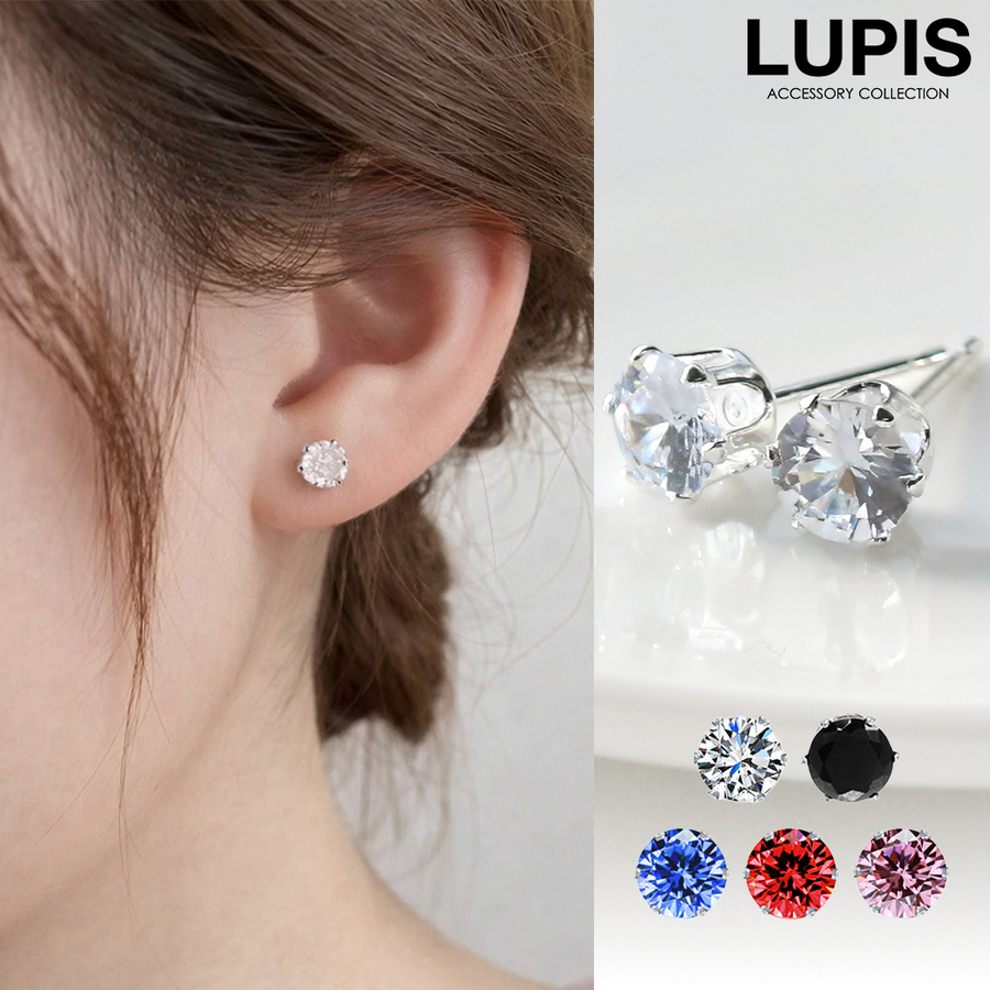 LUPIS（ルピス） ピアス レディース キュービックジルコニア シンプル