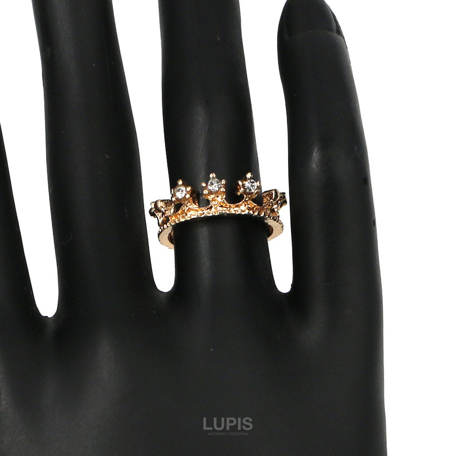 LUPIS（ルピス） リング レディース 指輪 王冠 クラウン ゴールド