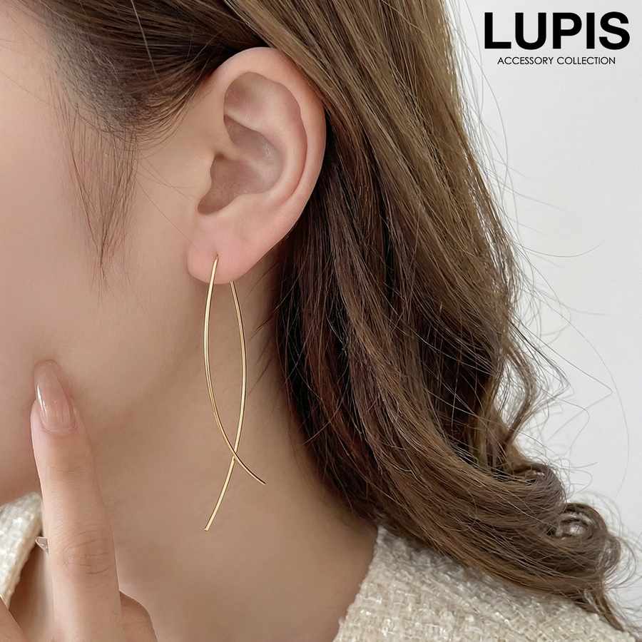 LUPIS（ルピス） ピアス レディース アメリカンピアス ワイヤー 魚形