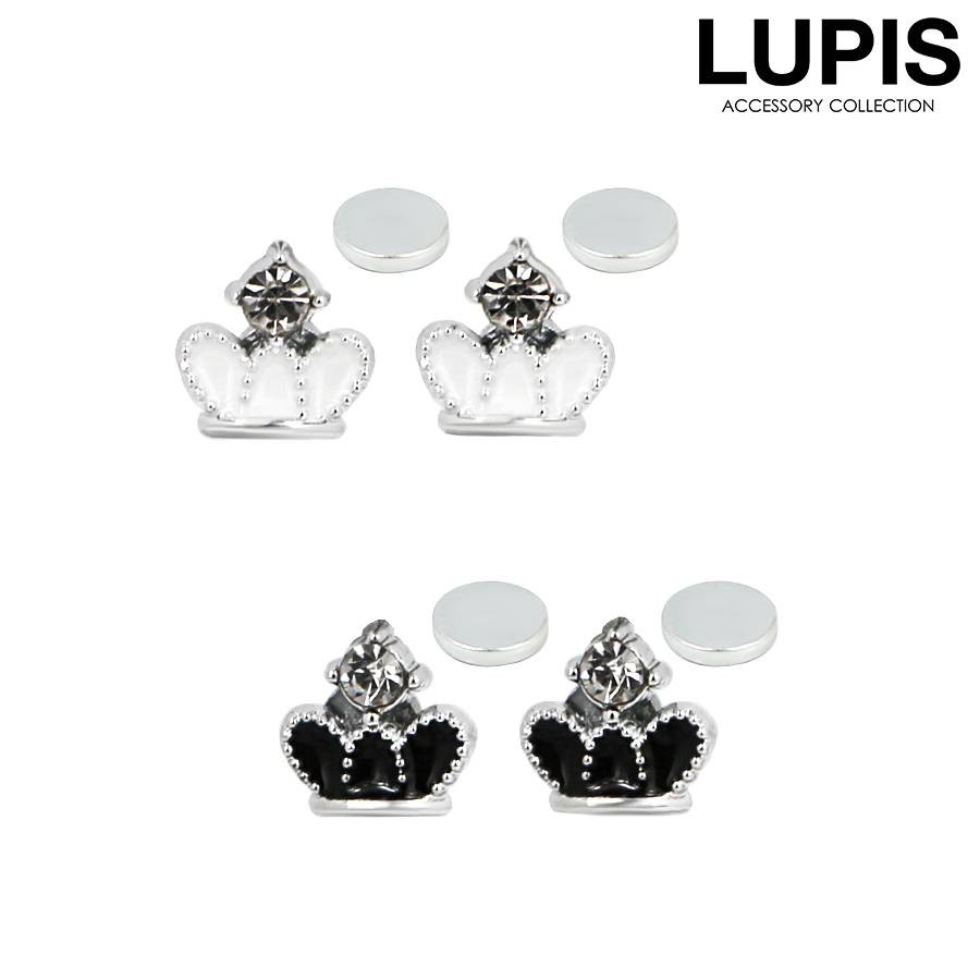 マグネットピアス マグピ ピアス イヤリング 王冠 プチ クラウン 簡単装着 ルピス LUPIS :o648:LUPIS Yahoo!店 - 通販 -  Yahoo!ショッピング