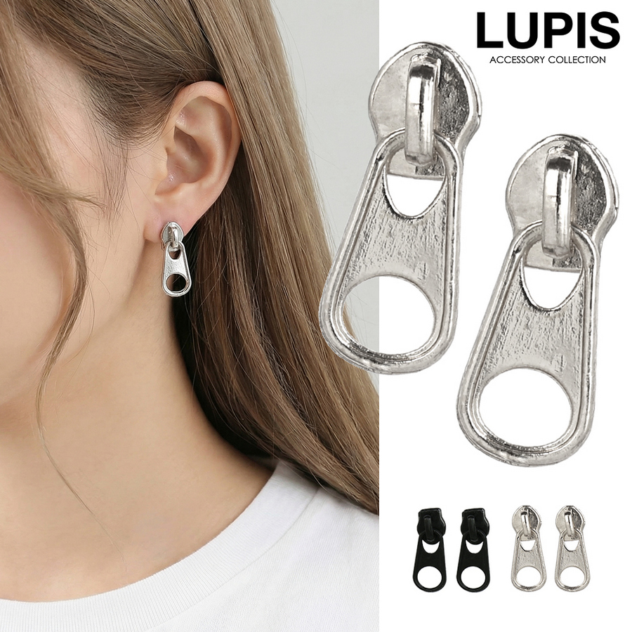 LUPIS（ルピス） ピアス レディース メンズ ジップ ジッパー チャック
