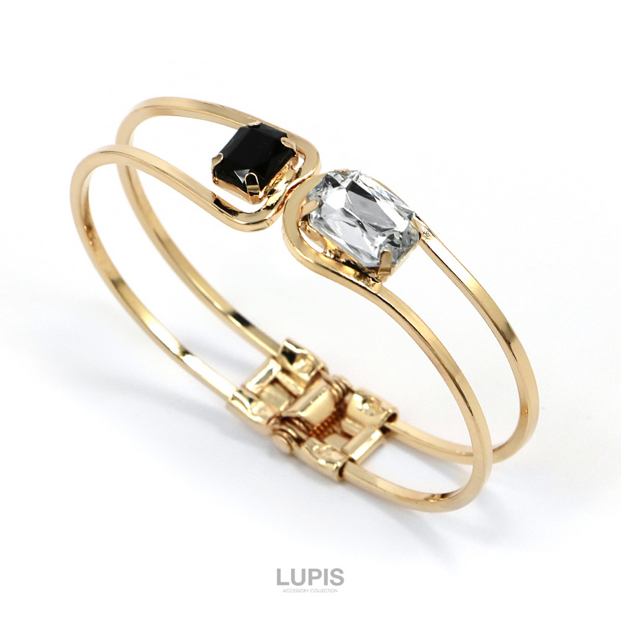 LUPIS（ルピス） バングル ブレスレット レディース ビジュー ストーン