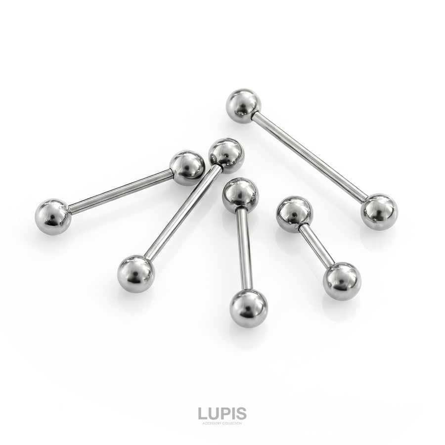 LUPIS（ルピス） ボディピアス 18G ストレートバーベル サージカル
