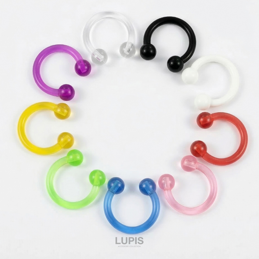 LUPIS（ルピス） ボディピアス 16G サーキュラーバーベル アクリル