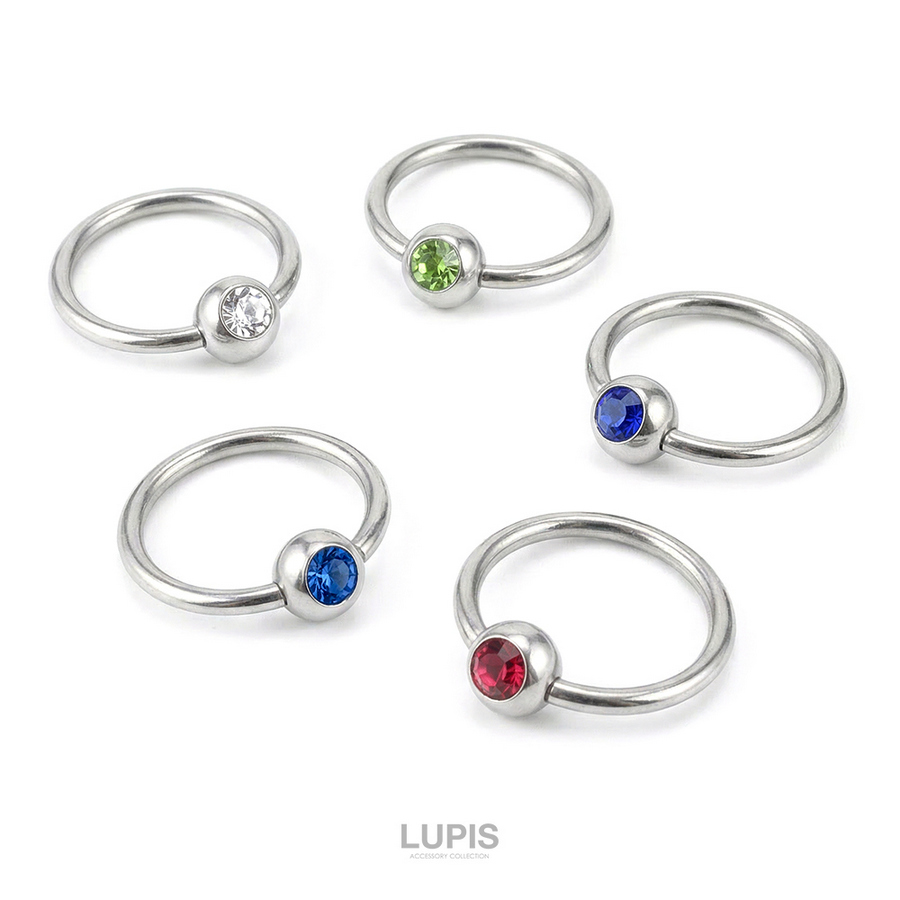 LUPIS（ルピス） ボディピアス 16G キャプティブビーズリング CBR 軟骨