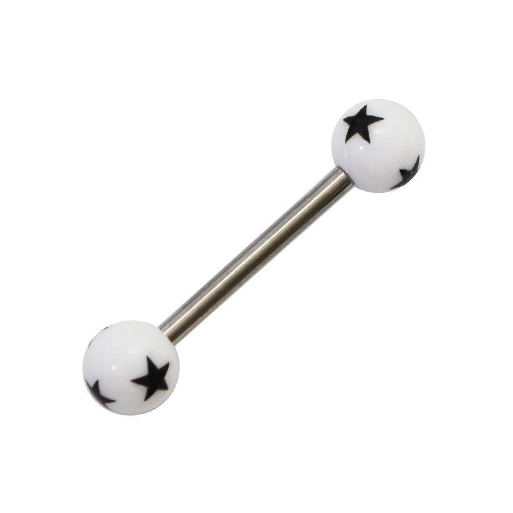 LUPIS（ルピス） ボディピアス 14G スター ボール モノトーン