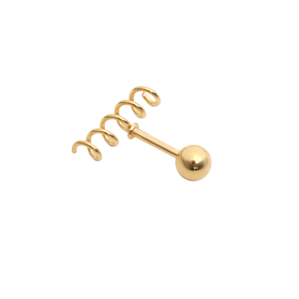 LUPIS（ルピス） ボディピアス 18G ストレートバーベル 軟骨ピアス