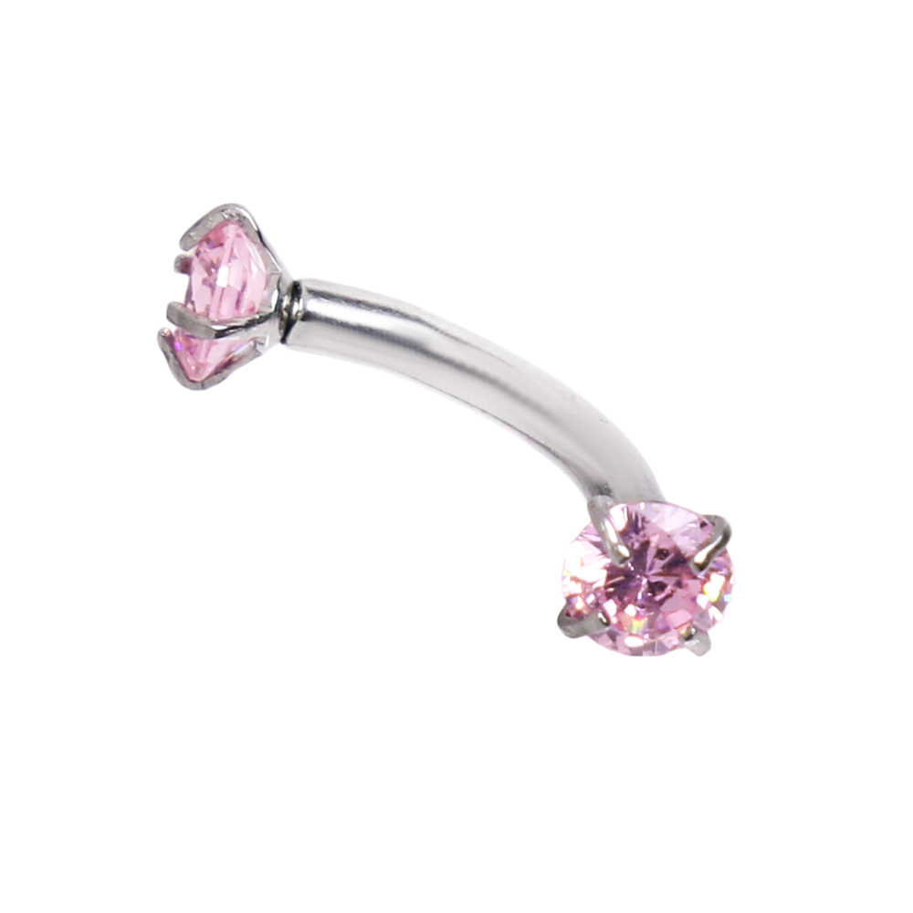 LUPIS（ルピス） ボディピアス 14G バナナバーベル カーブバーベル