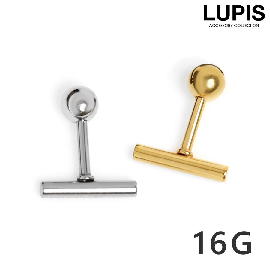 LUPIS（ルピス） ボディピアス ストレートバーベル 16G ショートバー