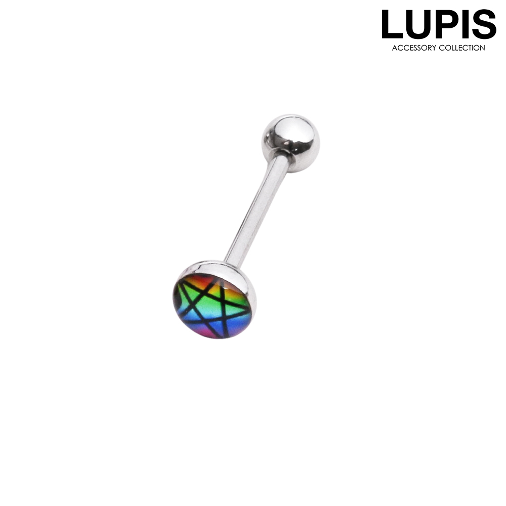 LUPIS（ルピス） ボディピアス ストレートバーベル 14G スター