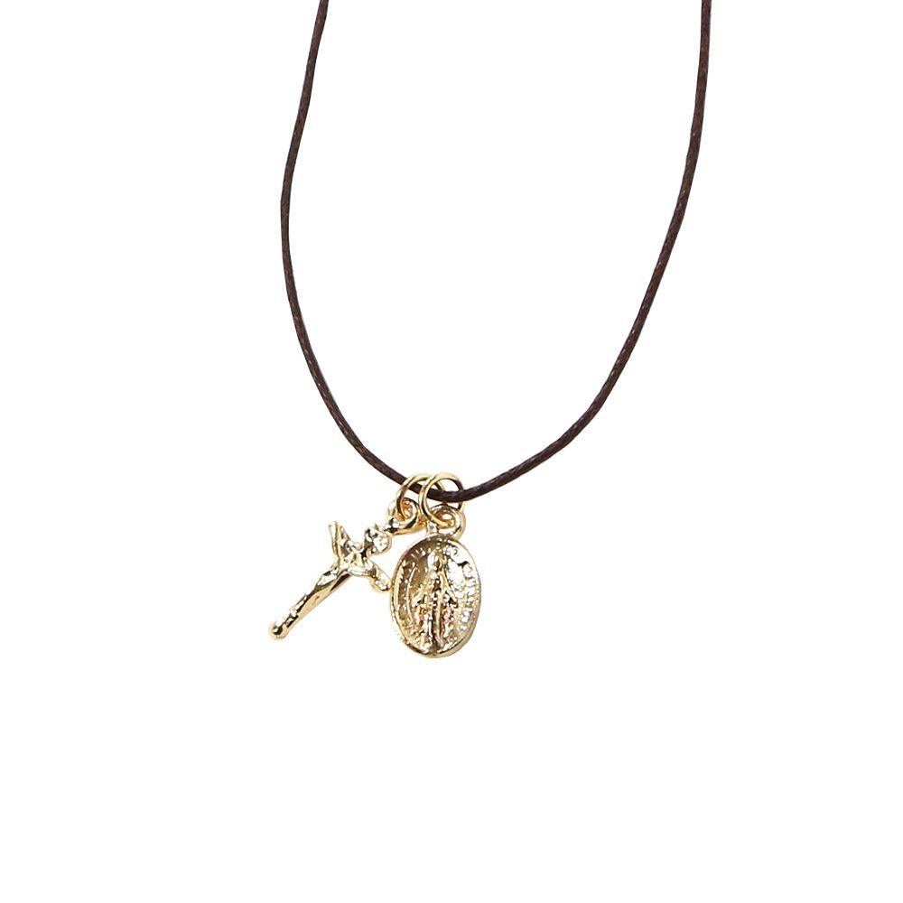 LUPIS（ルピス） ネックレス レディース コイン メダイ マリア イエス