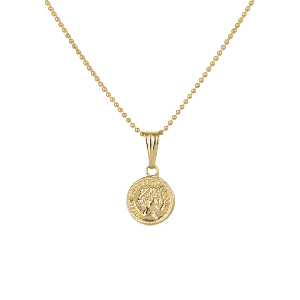 LUPIS（ルピス） ネックレス コインネックレス メダイネックレス ボールチェーン シンプル ゴールド シルバー カジュアル おしゃれ :  LUPIS Yahoo!店 - 通販 - Yahoo!ショッピング