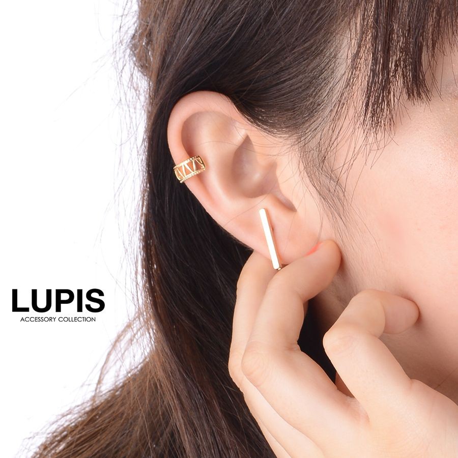 イヤーカフ イヤーカフス シンプル ゴールド シルバー 安い 痛くならない ルピス LUPIS :q638:LUPIS Yahoo!店 - 通販 -  Yahoo!ショッピング