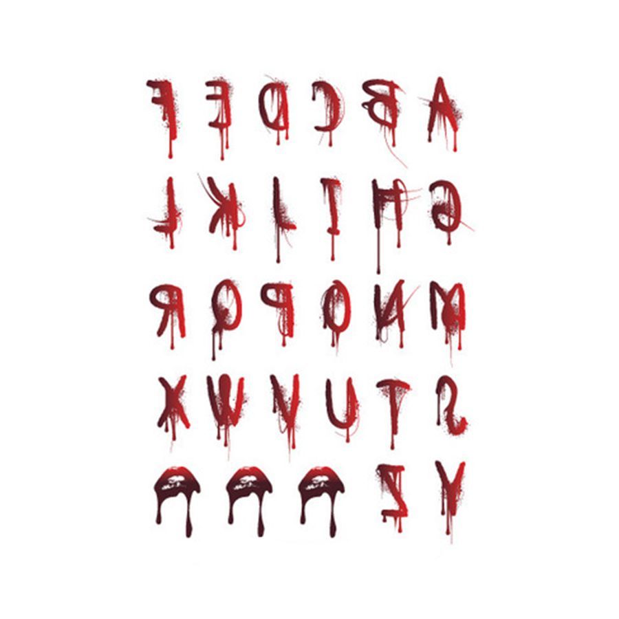 21最新作 タトゥーシール 特殊メイク ハロウィン 傷 血 仮装 コスプレ ルピス Honeymoon Style