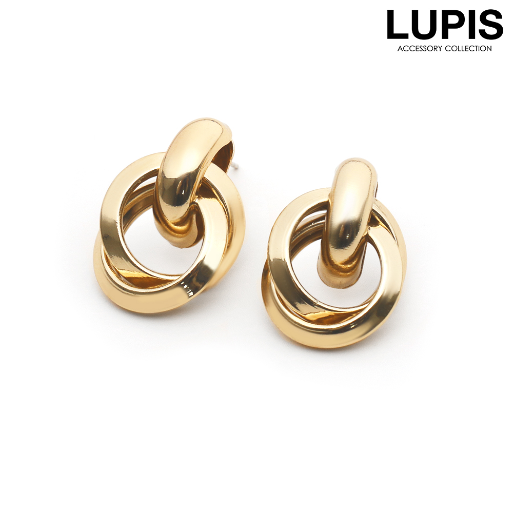 毎日つけたい！結び目ピアス ゴールド LOULOU DSC09748_7eb6b162-fd97-4483-