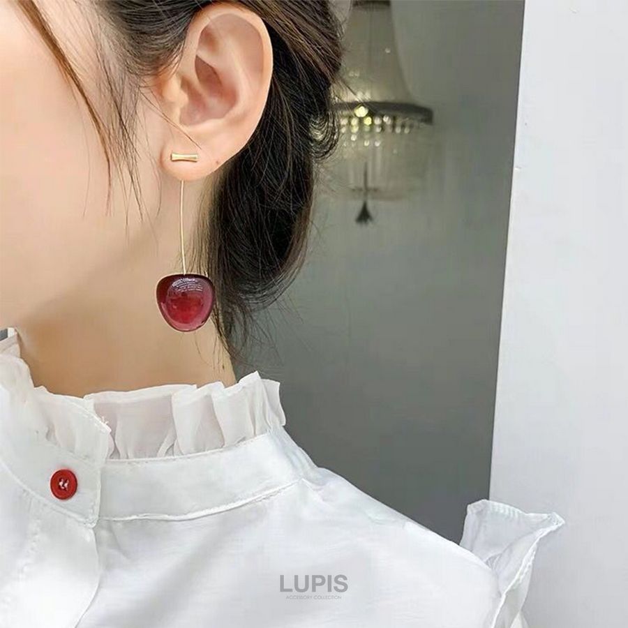 LUPIS（ルピス） ピアス レディース さくらんぼ チェリー リアル
