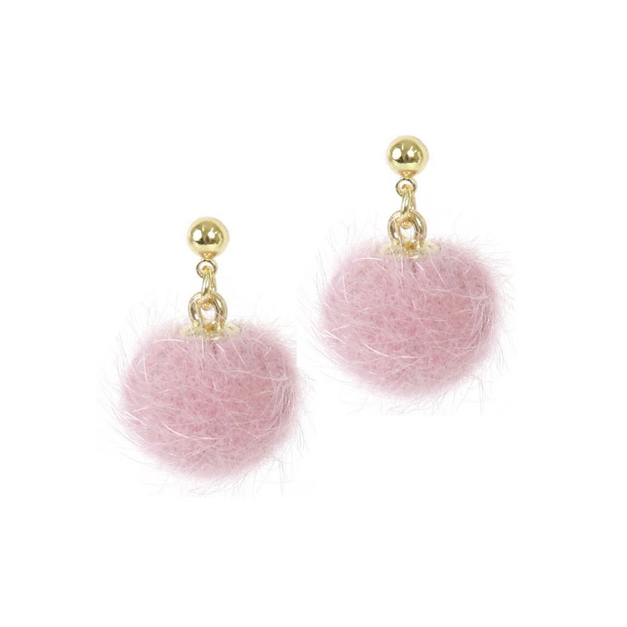 LUPIS（ルピス） ピアス レディース ファー ふわふわ 揺れる シンプル