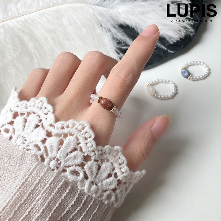 LUPIS（ルピス） ビーズリング リング 指輪 レディース パール