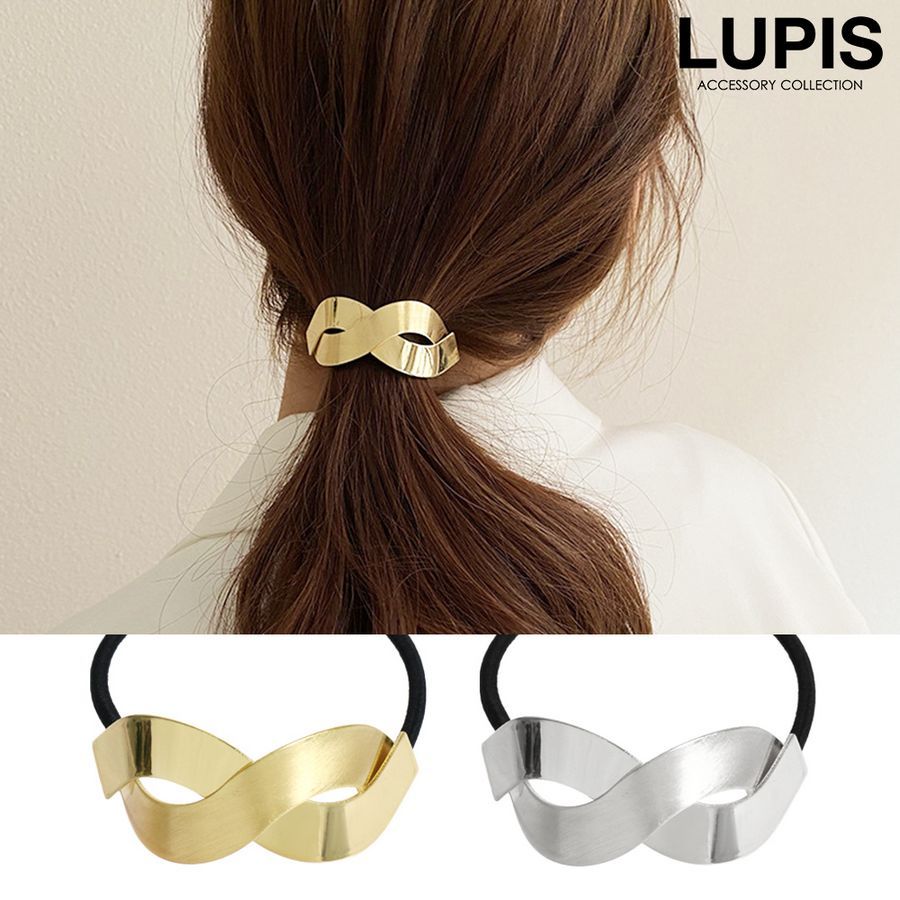 ヘアアクセサリー ヘアゴム カーブヘアゴム ツイスト クロス シンプル ゴールド シルバー ルピス LUPIS :v1248:LUPIS  Yahoo!店 - 通販 - Yahoo!ショッピング