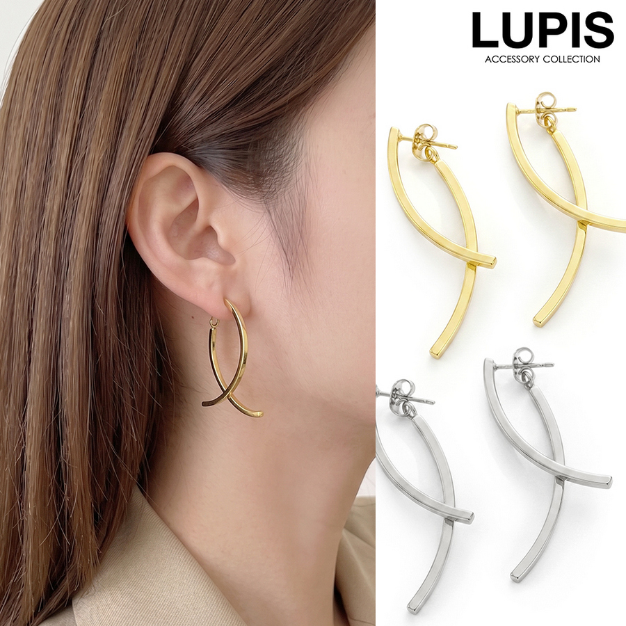 LUPIS（ルピス） ピアス レディース おしゃれ 揺れる 大人 バック