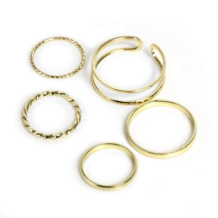 LUPIS（ルピス） セットリング 指輪 レディース シンプル ゴールド