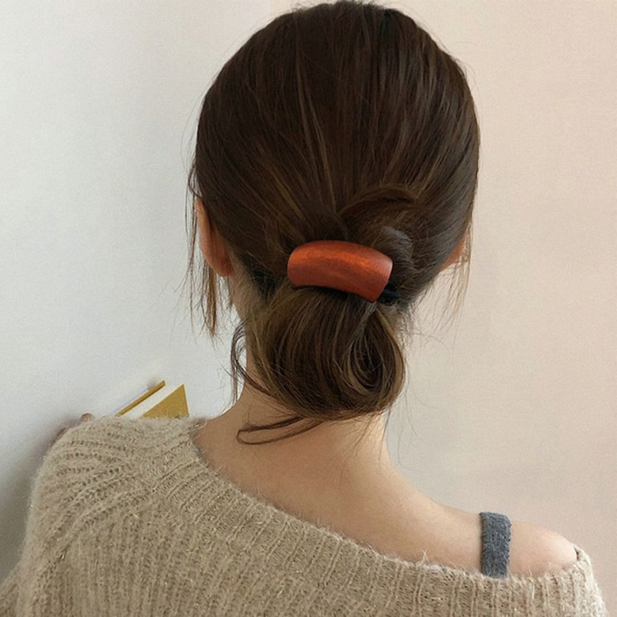 ヘアゴム ウッド カーブヘアゴム ナチュラル 大人 おしゃれ 大きめ カジュアル ルピス LUPIS :v1541:LUPIS Yahoo!店 -  通販 - Yahoo!ショッピング