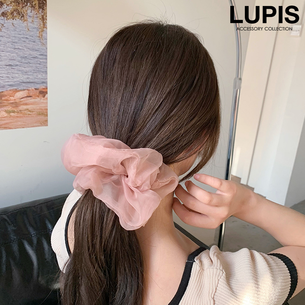 シュシュ ヘアアクセサリー くすみカラー ボリューム ぽわん 儚げ 韓国っぽ 大人 ルピス LUPIS :v1569:LUPIS Yahoo!店 -  通販 - Yahoo!ショッピング