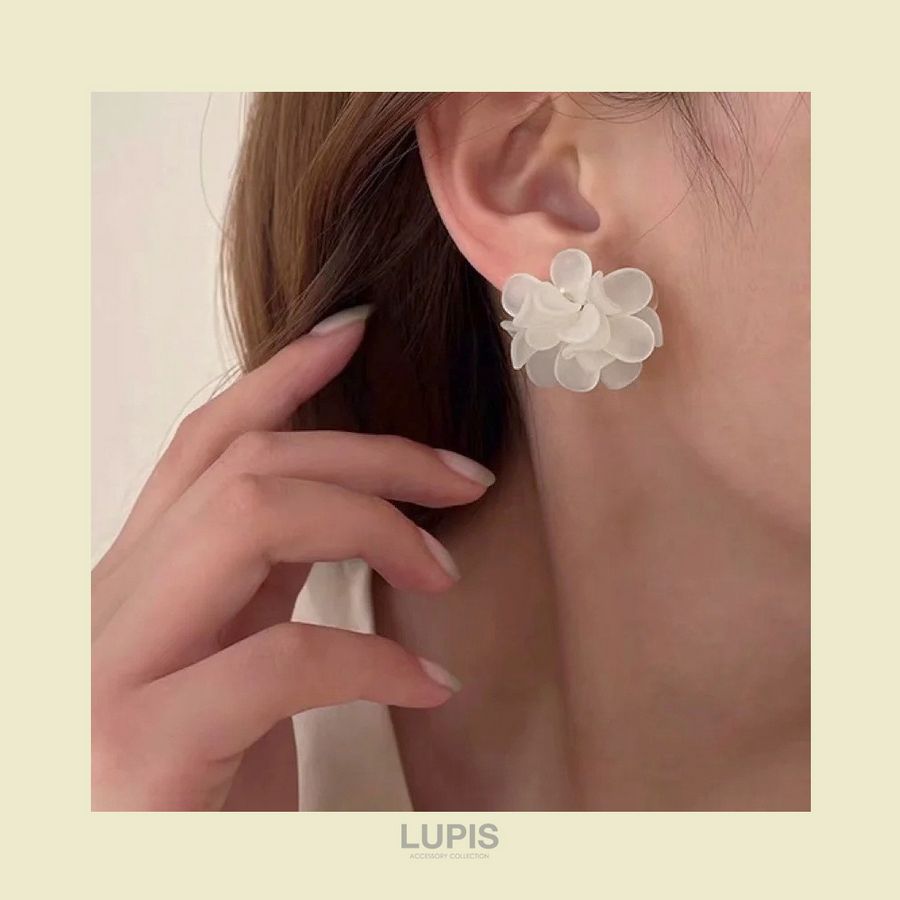14kpost ルリス フラワー ダングル ツーウェイ ピアス フラワーピアス | 激安アクセサリー通販 LUPIS（ルピス）