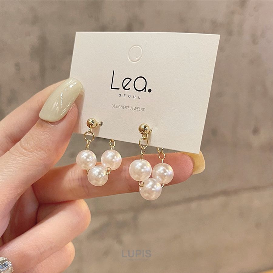 LUPIS（ルピス） ピアス フープピアス パール レディース 上品