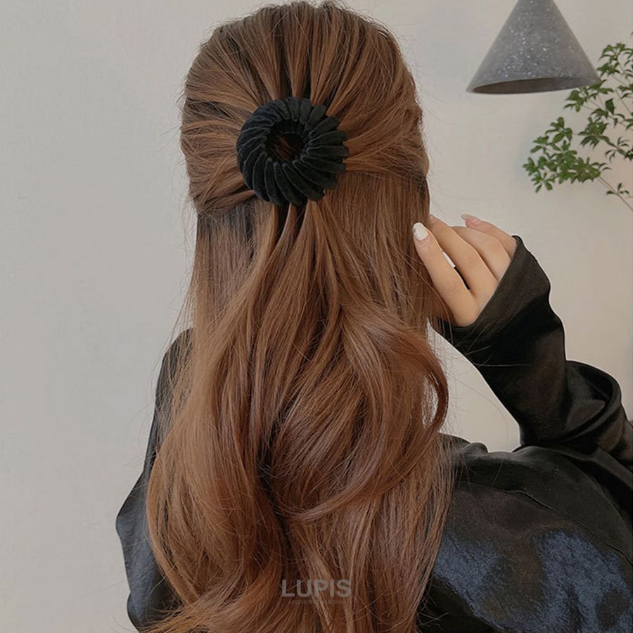 最大93%OFFクーポンポニーリング ヘアアクセサリー ヘアリング ヘアアレンジ ルピス ベロア lupis おしゃれ 韓国っぽ 韓国 大人 簡単  お団子 2023夏 レディースアクセサリー