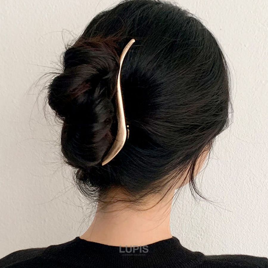 95%OFF!】 ヘアクリップ コンコルド ヘアアクセサリー メタル ウェーブ シンプル 大人っぽ 上品 華やか 大人レディ おしゃれ ヘアアレンジ  韓国 韓国っぽ lupis ルピス
