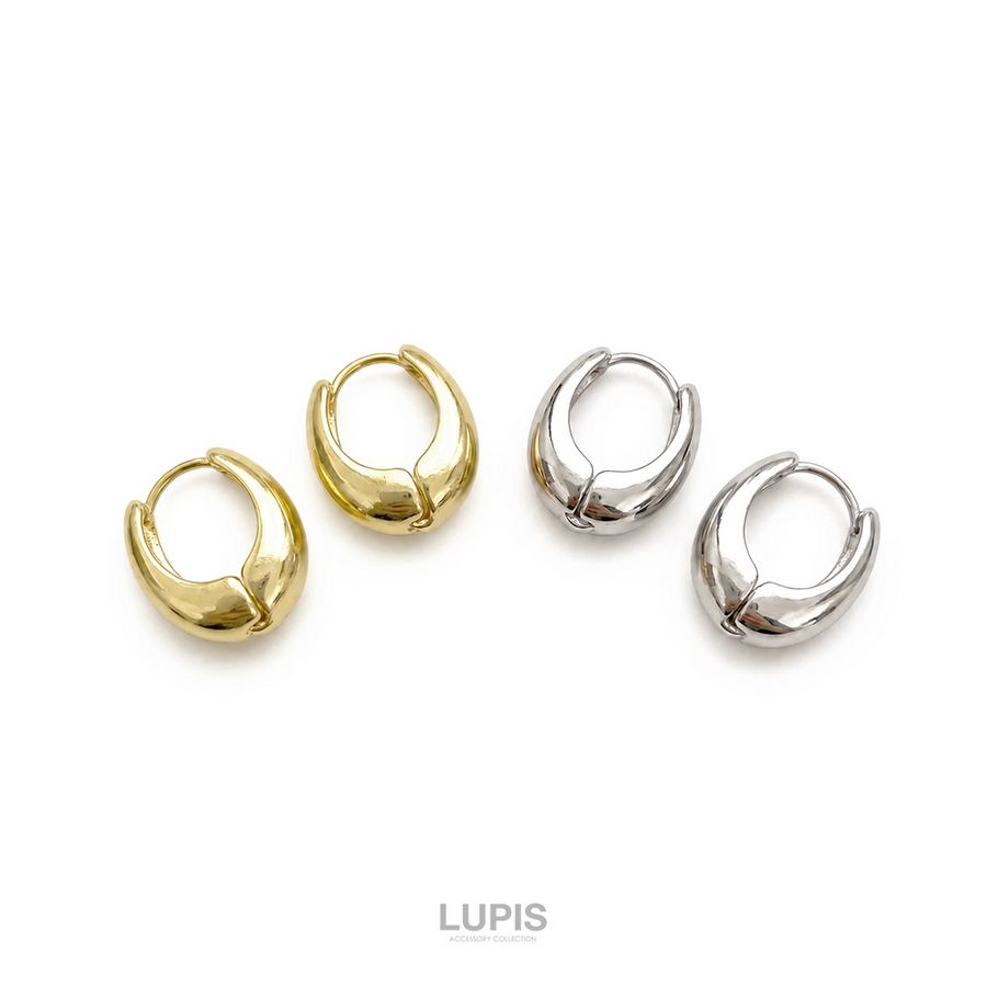 LUPIS（ルピス） ピアス レディース メタル フープピアス シンプル