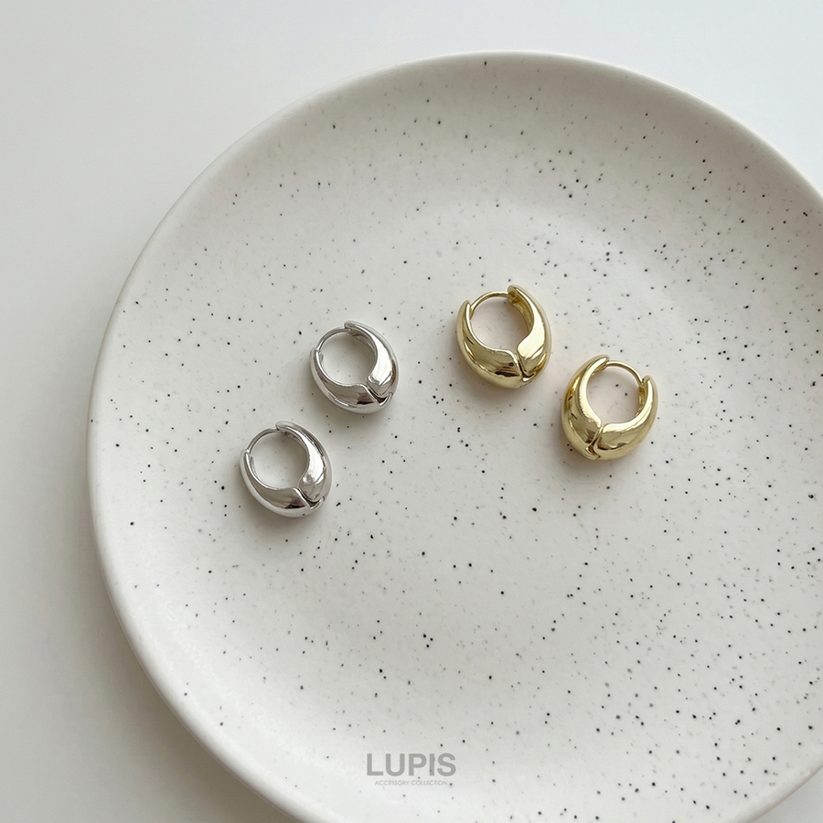 LUPIS（ルピス） ピアス レディース メタル フープピアス シンプル