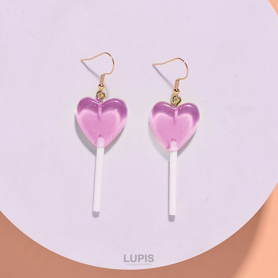 LUPIS（ルピス） ピアス レディース ハート キャンディ フック 揺れる