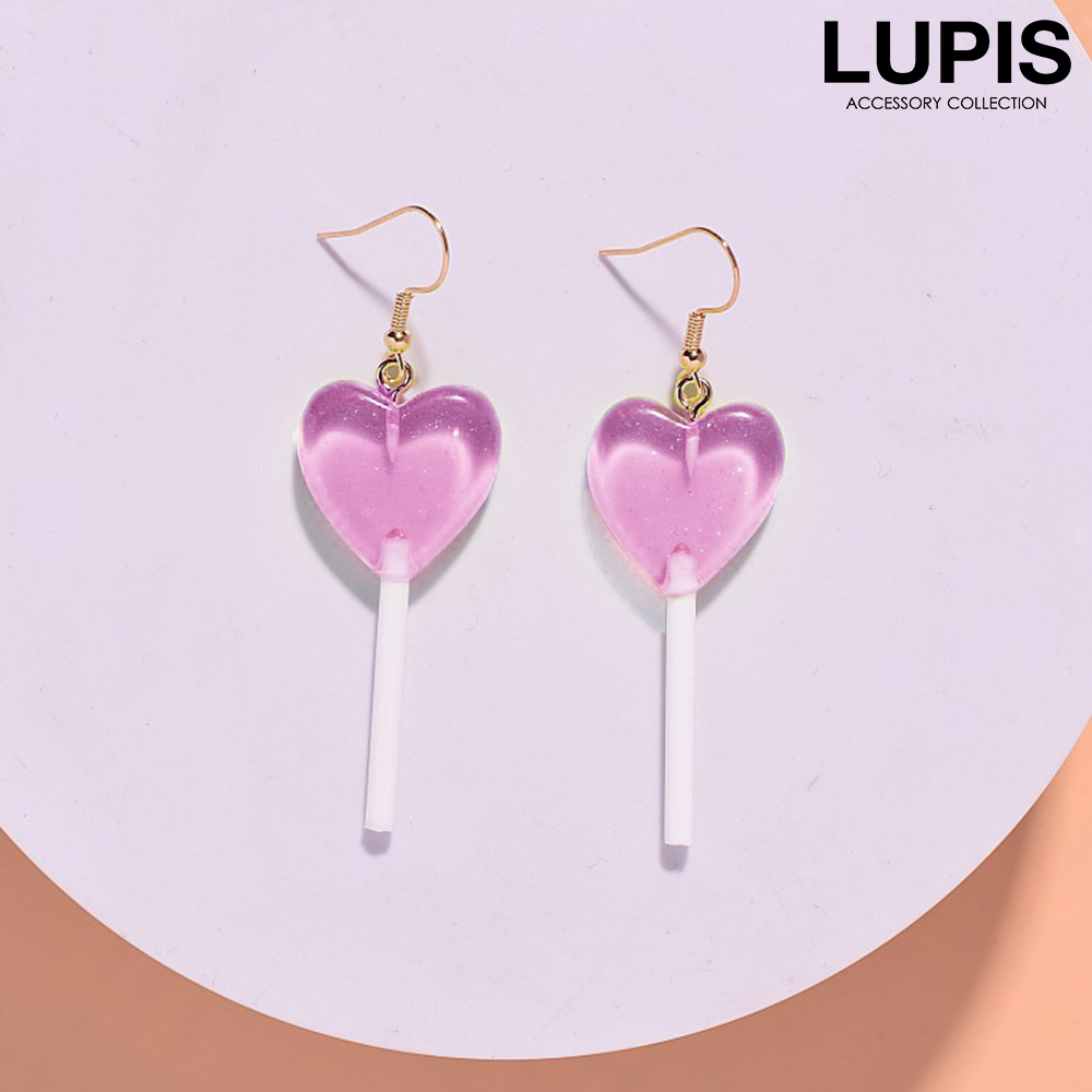 LUPIS（ルピス） ピアス レディース ハート キャンディ フック 揺れる