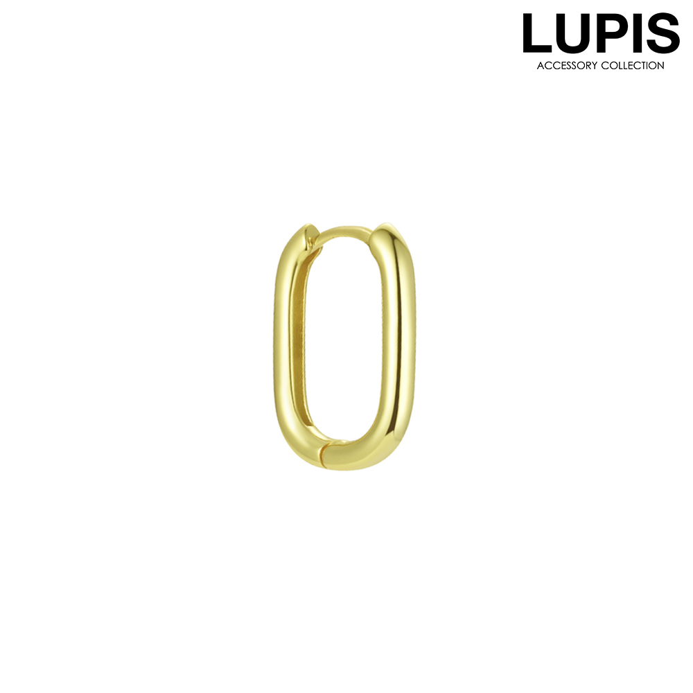 ピアス レディース フープ シンプル 片耳売り スクエア オーバル ラウンド スタイリッシュ カジュアル きれいめ ワンポイント ゴールド シルバー lupis ルピス｜lupis｜02