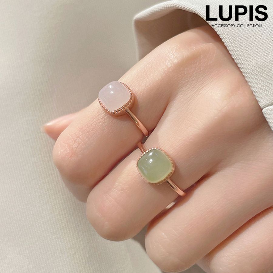 LUPIS（ルピス） リング レディース 指輪 シンプル スクエア ビジュー