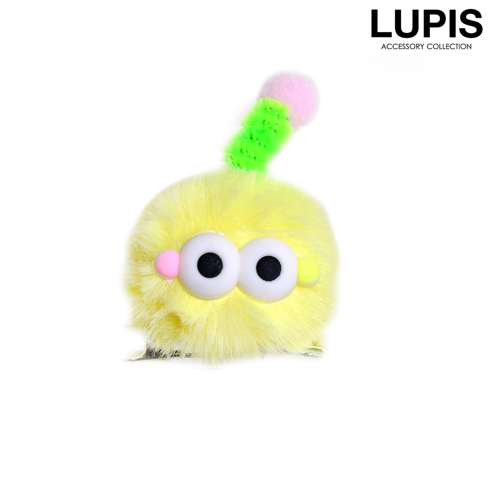 LUPIS（ルピス） ヘアアクセサリー ヘアクリップ モンスター ふわふわ