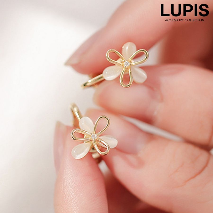 LUPIS ピアス レディース フラワー シンプル エレガント 上品