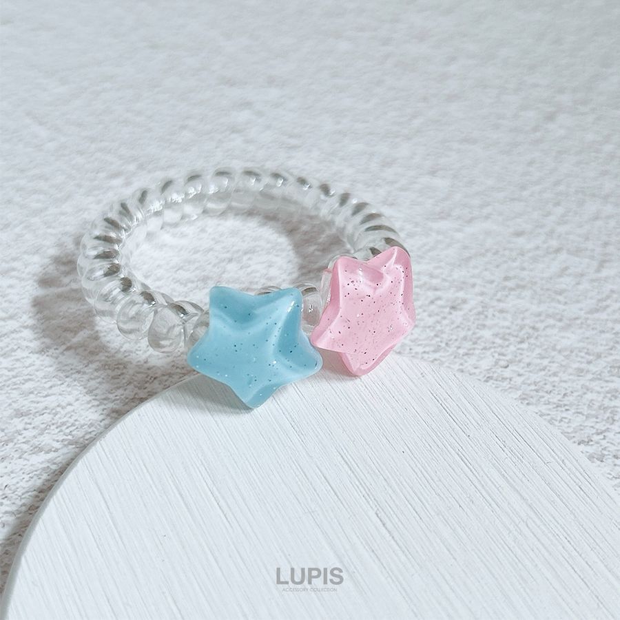 LUPIS ヘアアクセサリー ヘアゴム スプリングヘアゴム コイル