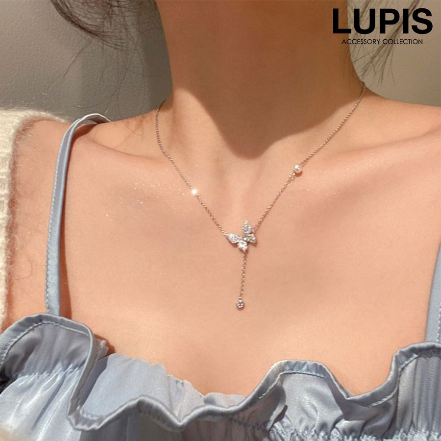 LUPIS（ルピス） ネックレス レディース バタフライ 蝶々 ガーリー