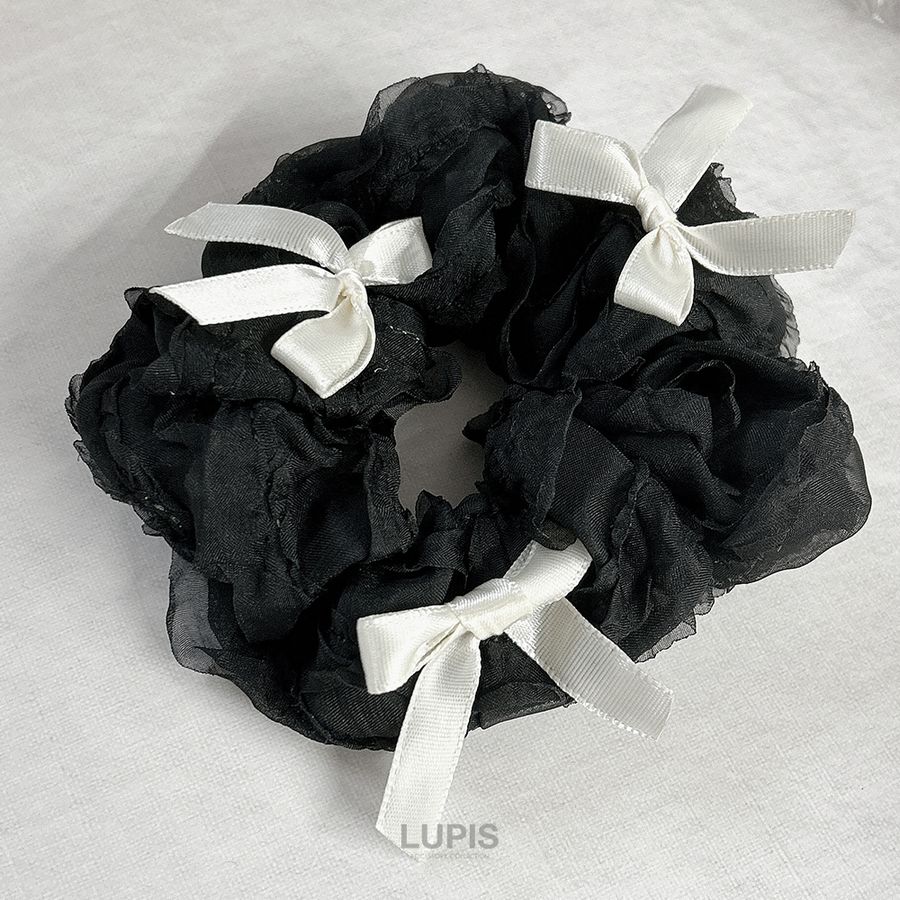 LUPIS（ルピス） ヘアアクセサリー シュシュ ヘアゴム リボン フリル