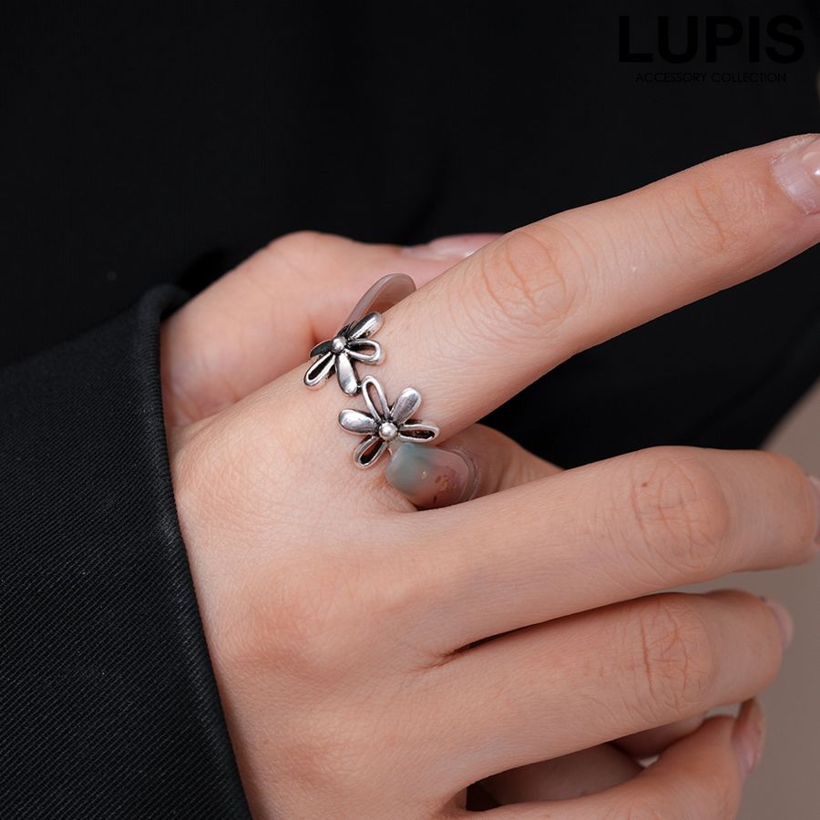 LUPIS（ルピス） リング 指輪 レディース フラワー オープンリング