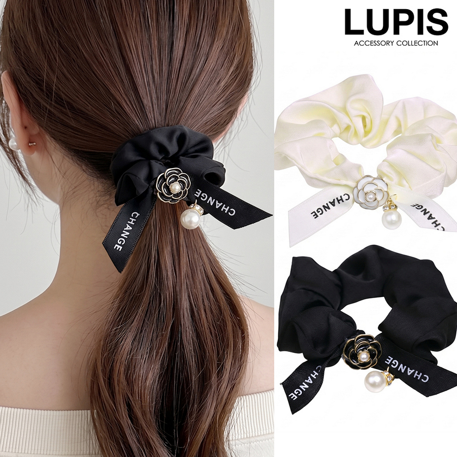 LUPIS（ルピス） ヘアアクセサリー ヘアゴム シュシュ フラワー