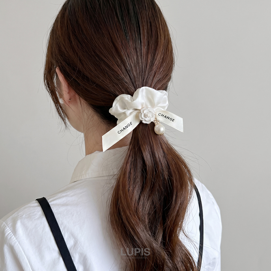 LUPIS（ルピス） ヘアアクセサリー ヘアゴム シュシュ フラワー