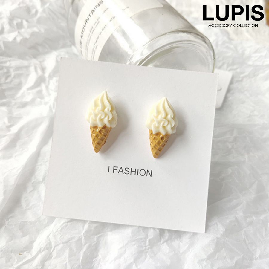 LUPIS（ルピス） ピアス イヤリング ソフトクリーム 食品サンプル
